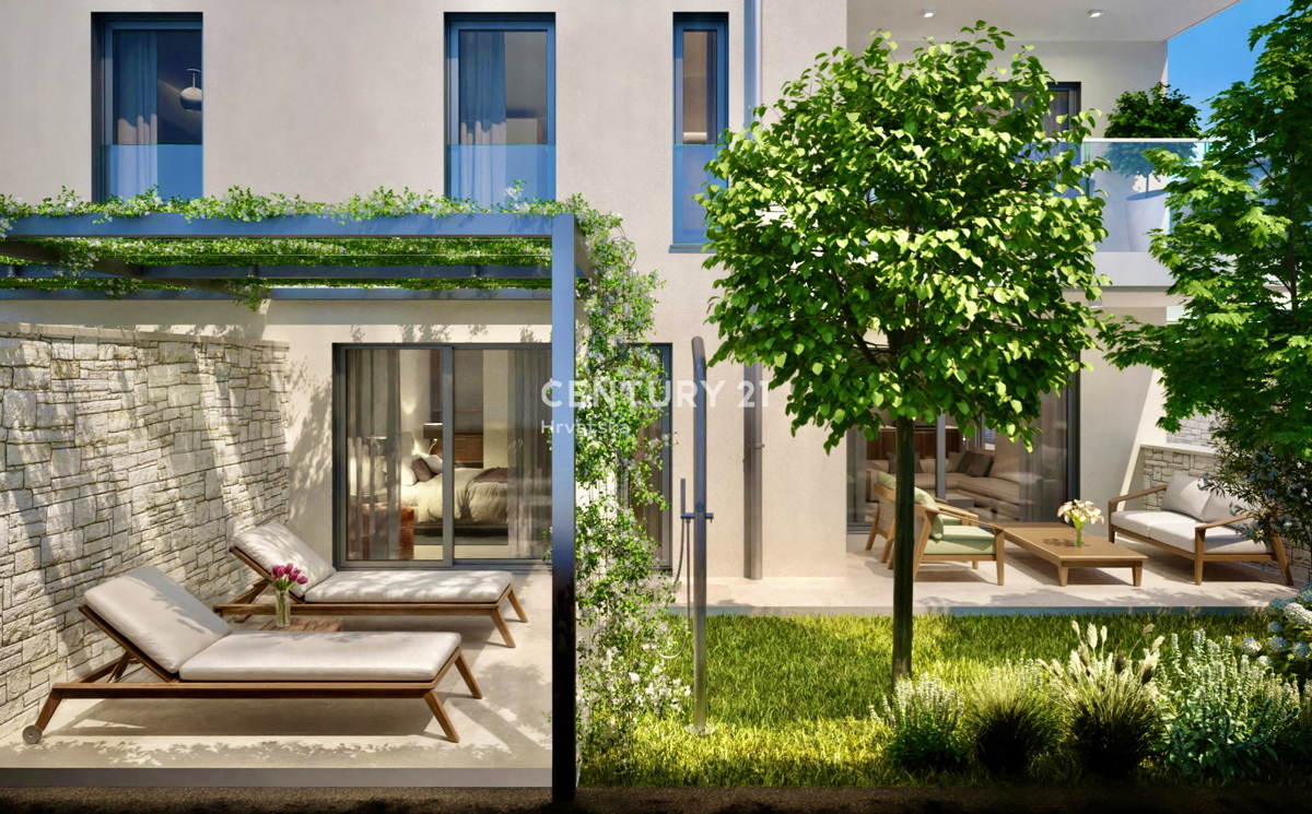 UMAG, OKOLICA, NOV NOV DVOSOBEN STAN S POGLEDOM NA MORJE