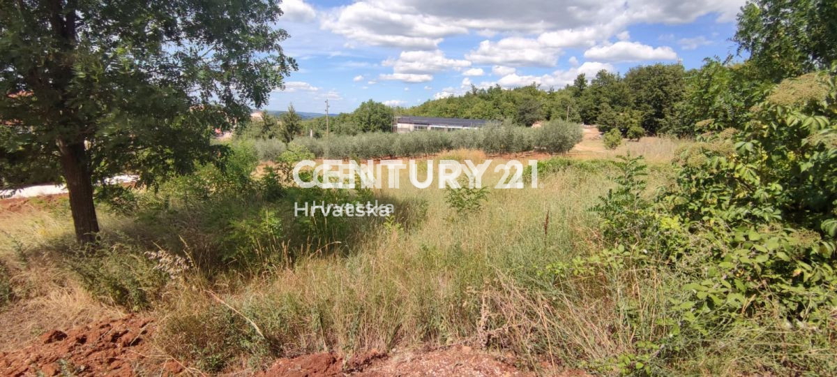 VIŽINADA, PRODAJA GRADBENEGA ZEMLJIŠČA Z GRADBENO DOVOLJENJO IN POGLEDOM NA MORJE