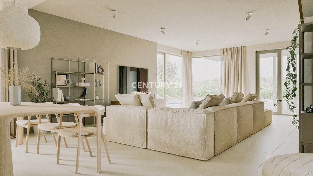 LABIN, NOVOZGRADNENA VILA S BAZENOM IN 4 SPALNE SOBE