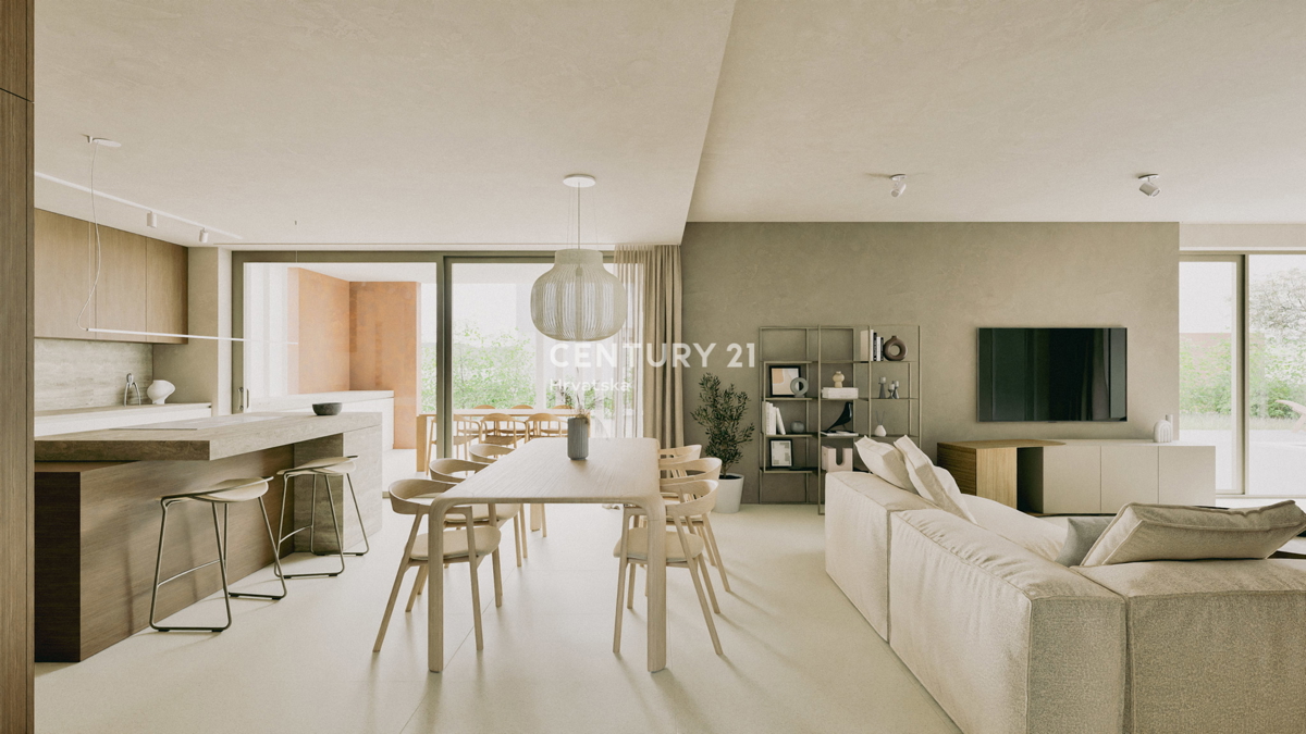 LABIN, NOVOZGRADNENA VILA S BAZENOM IN 4 SPALNE SOBE