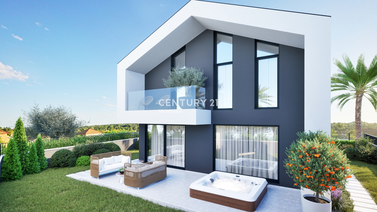 FUNTANA, PRODAJA GRADBENIŠKEGA ZEMLJIŠČA Z GRADBENO DOVOLJENJO ZA HIŠO SAMO 700 M OD MORJA