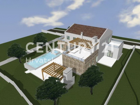 VIŠNJAN, PRODAJA GRADBENEGA ZEMLJIŠČA Z GRADBENO DOVOLJENJO IN POGLEDOM