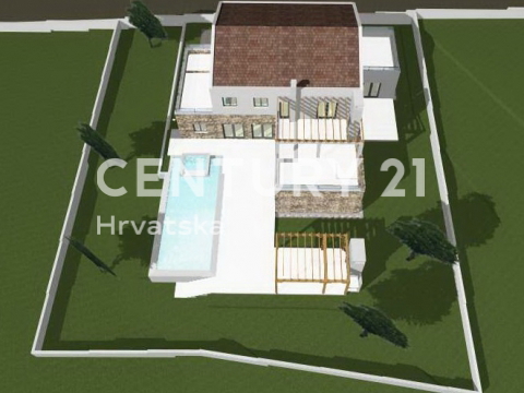 VIŠNJAN, PRODAJA GRADBENEGA ZEMLJIŠČA Z GRADBENO DOVOLJENJO IN POGLEDOM