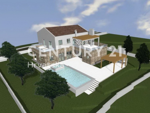 VIŠNJAN, PRODAJA GRADBENEGA ZEMLJIŠČA Z GRADBENO DOVOLJENJO IN POGLEDOM