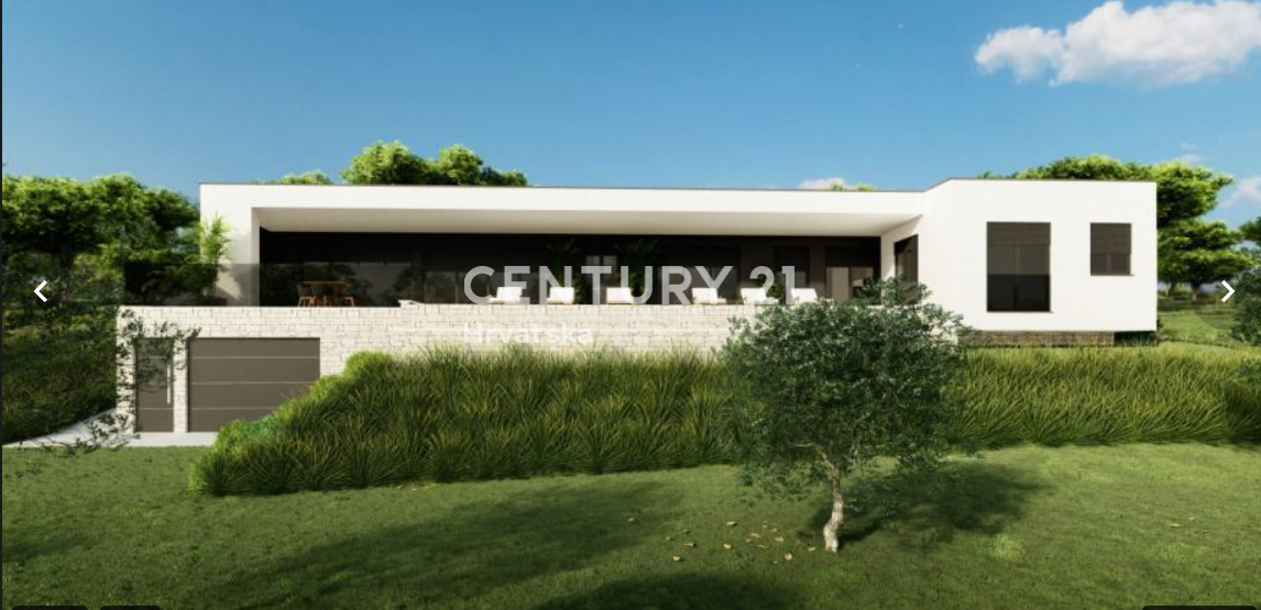 KAROJBA, GRADBENO ZEMLJIŠČE Z GRADBENO DOVOLJENJEM ZA DVE MODERNI HIŠI