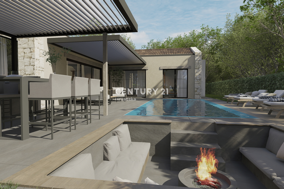 POREČ, PRODAJA SE ČUDOVITA, MODERNA HIŠA S BAZENOM