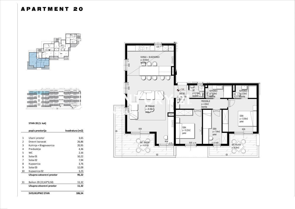 Prodaja, stanovanje, 4-prostorsko, Splitsko-dalmatinska županija, Seget Donji