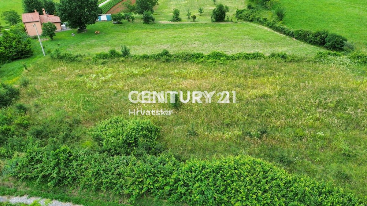 VIŠNJAN, OKOLICA, GRADBENI TEREN Z ATRAKTIVNIM RAZGLEDOM IN GRADBENIM DOVOLJENJEM