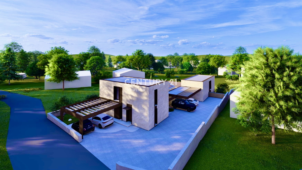 NOVIGRAD, OKOLICA, NOVOGRADNJA SAMO 1,5 KM OD PLAŽE NA VRHUNSKI LOKACIJI