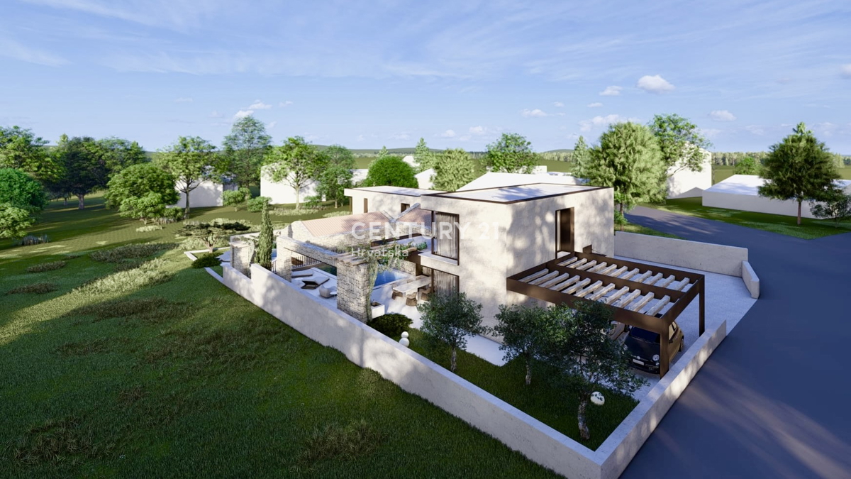 NOVIGRAD, OKOLICA, NOVOGRADNJA SAMO 1,5 KM OD PLAŽE NA VRHUNSKI LOKACIJI