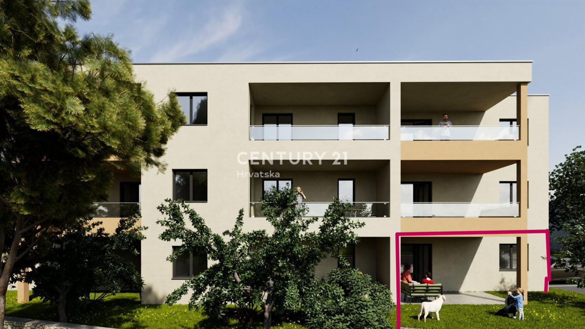 POREČ, NOVOGRADNJA BLIZU MORA, STAN V PRIZEMLJU