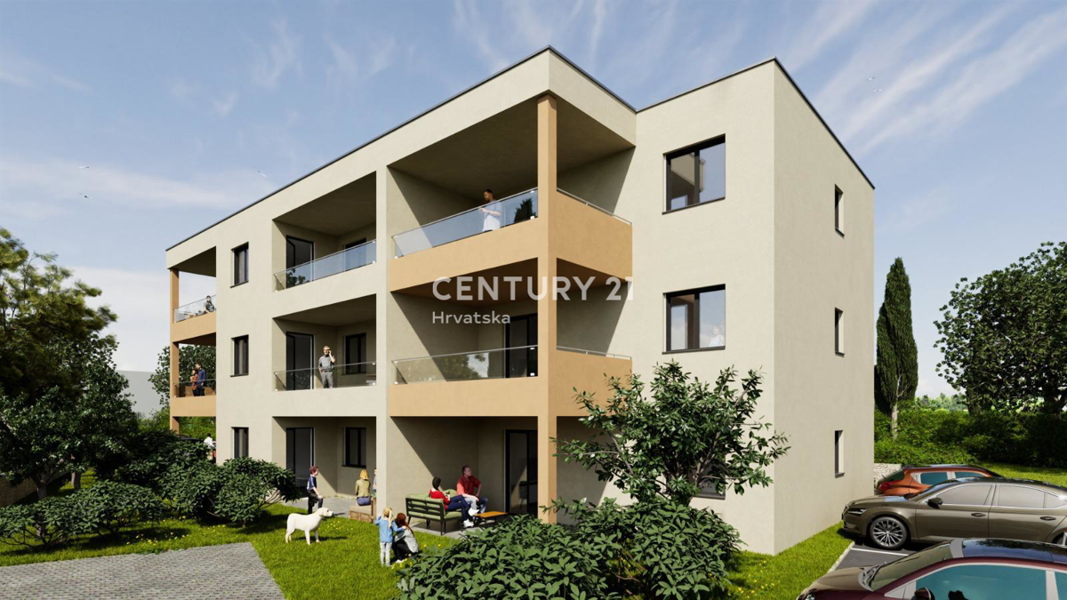 POREČ, NOVOGRADNJA BLIZU MORA, STAN V PRIZEMLJU