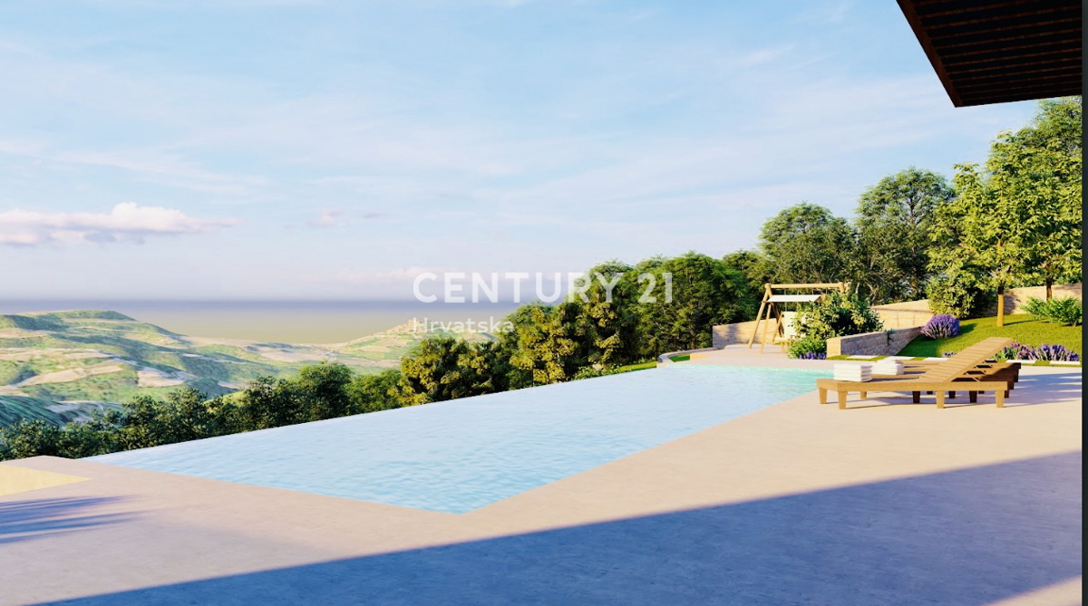 MOTOVUN, OKOLICA, GRADBENO ZEMLJIŠČE S PANORAMSKIM RAZGLEDOM