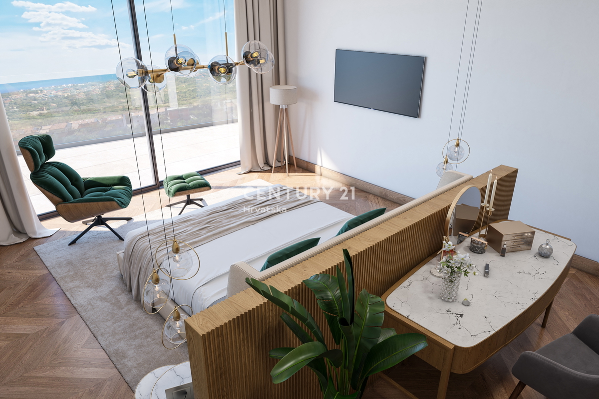 KAŠTELIR, PRODAJA GRADBENEGA ZEMLJIŠČA Z ODPRTIM POGLEDOM NA MORJE