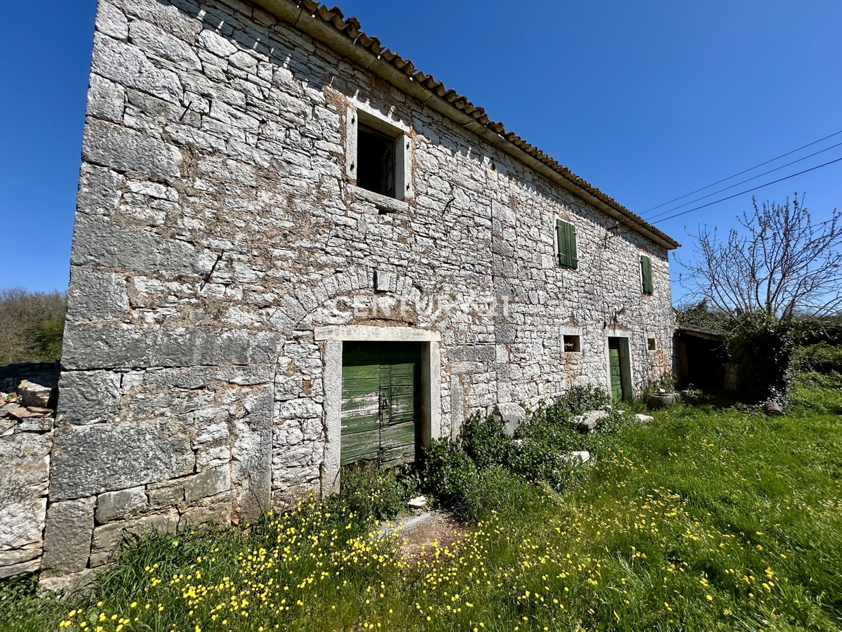POREČ, OKOLICA, AVTOHTONA SAMOSTOJEČA ISTRSKA HIŠA Z VELIKIM DVORIŠČEM