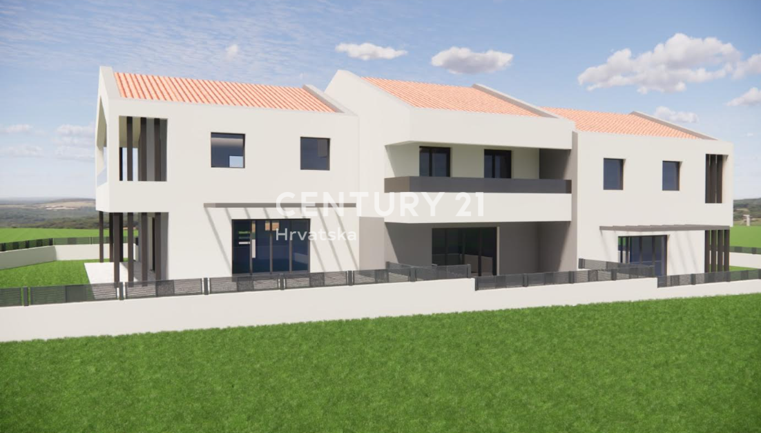 FUNTANA, PRODAJA MODERNE VILICE V NIZU 800 M OD MORJA