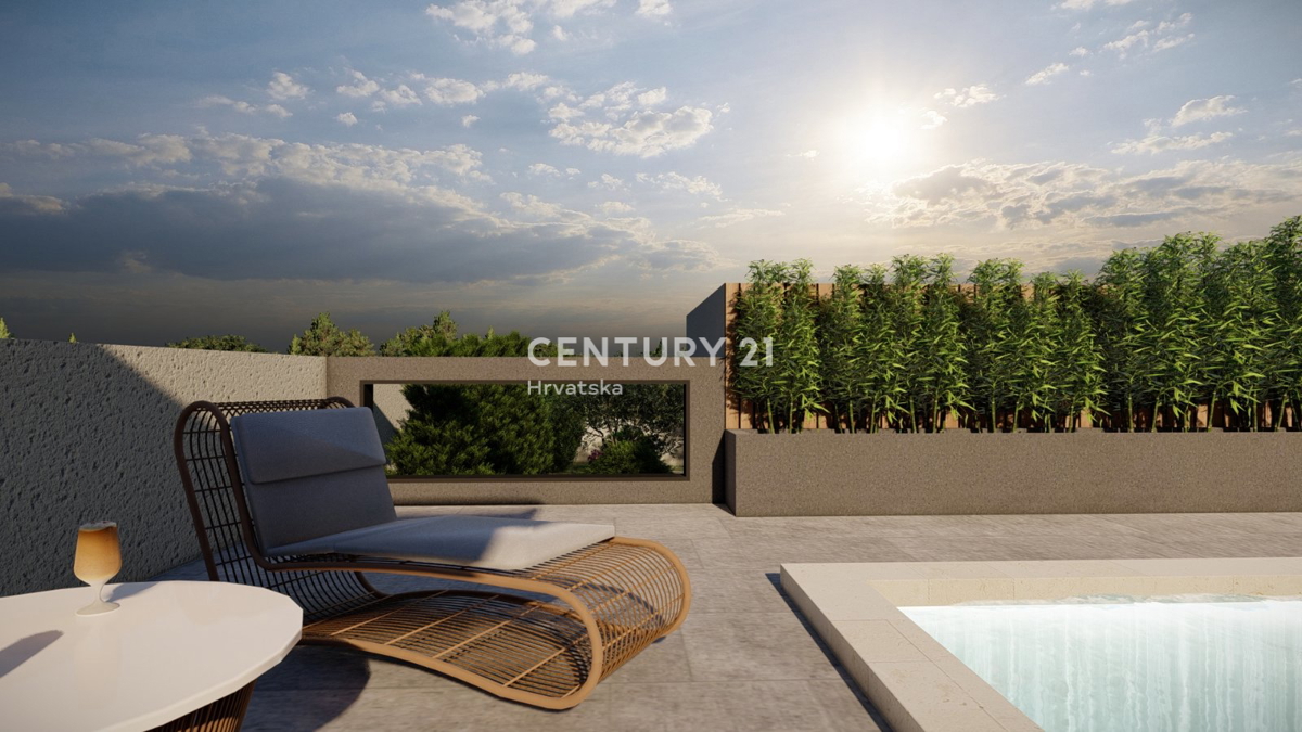 SVETVINČENAT, PRIZEMLJENA HIŠA S 4 SOBA IN BAZENOM, MIRNA LOKACIJA