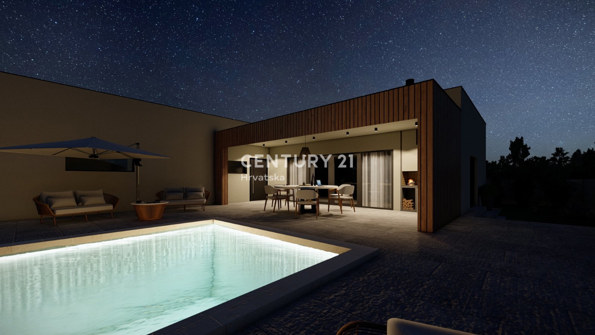 SVETVINČENAT, PRIZEMLJENA HIŠA S 4 SOBA IN BAZENOM, MIRNA LOKACIJA