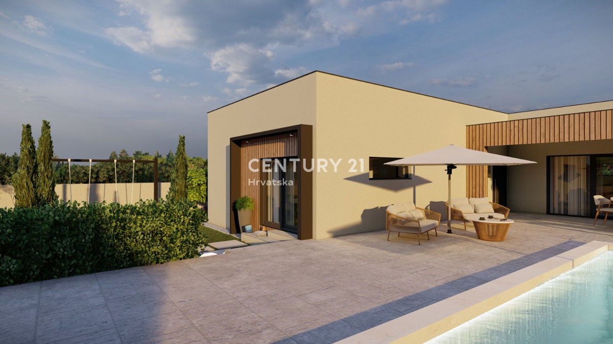 SVETVINČENAT, PRIZEMLJENA HIŠA S 4 SOBA IN BAZENOM, MIRNA LOKACIJA