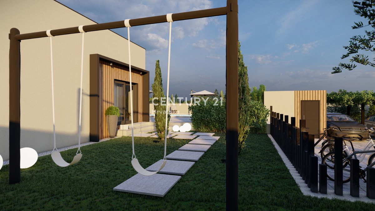 SVETVINČENAT, PRIZEMLJENA HIŠA S 4 SOBA IN BAZENOM, MIRNA LOKACIJA