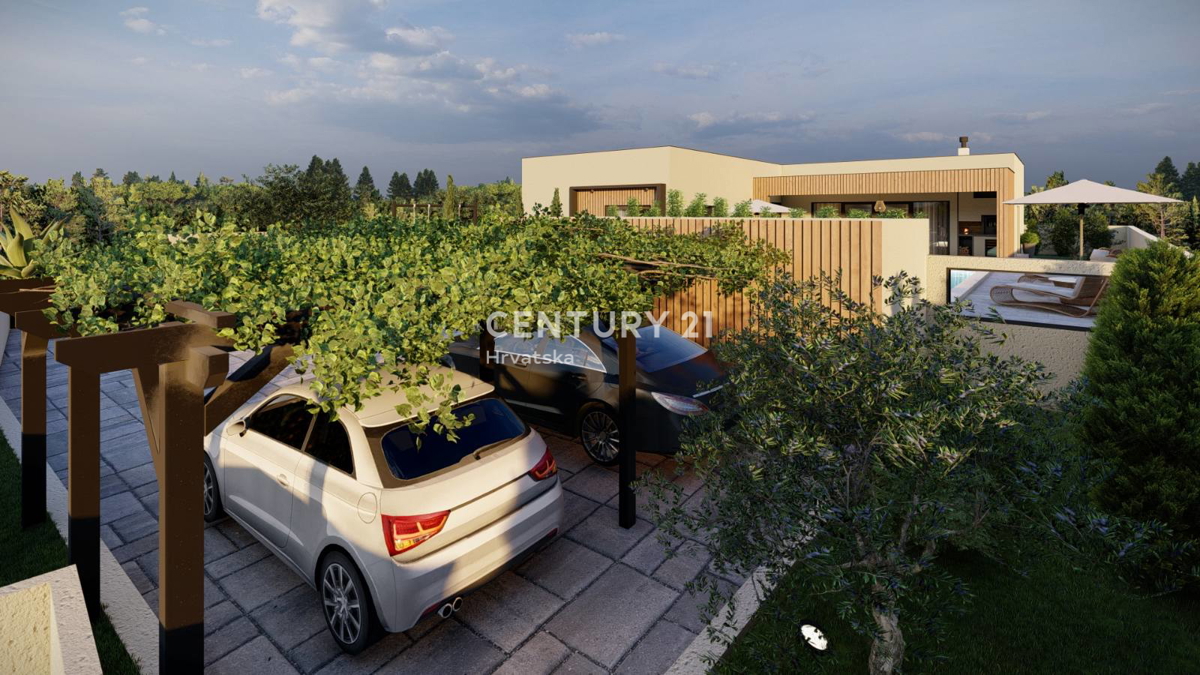 SVETVINČENAT, PRIZEMLJENA HIŠA S 4 SOBA IN BAZENOM, MIRNA LOKACIJA