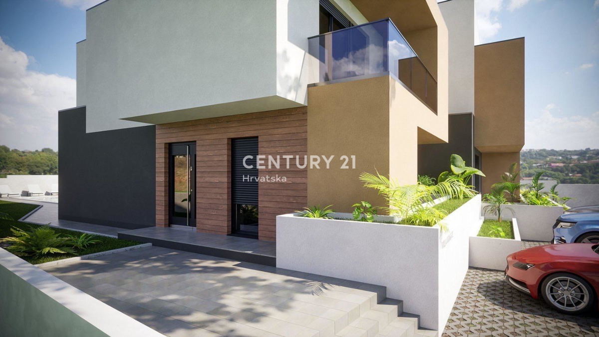 KAŠTELIR, GRADBENI ZEMLJIŠČE Z GRADBENO DOVOLJENJEM ZA DVE HIŠI