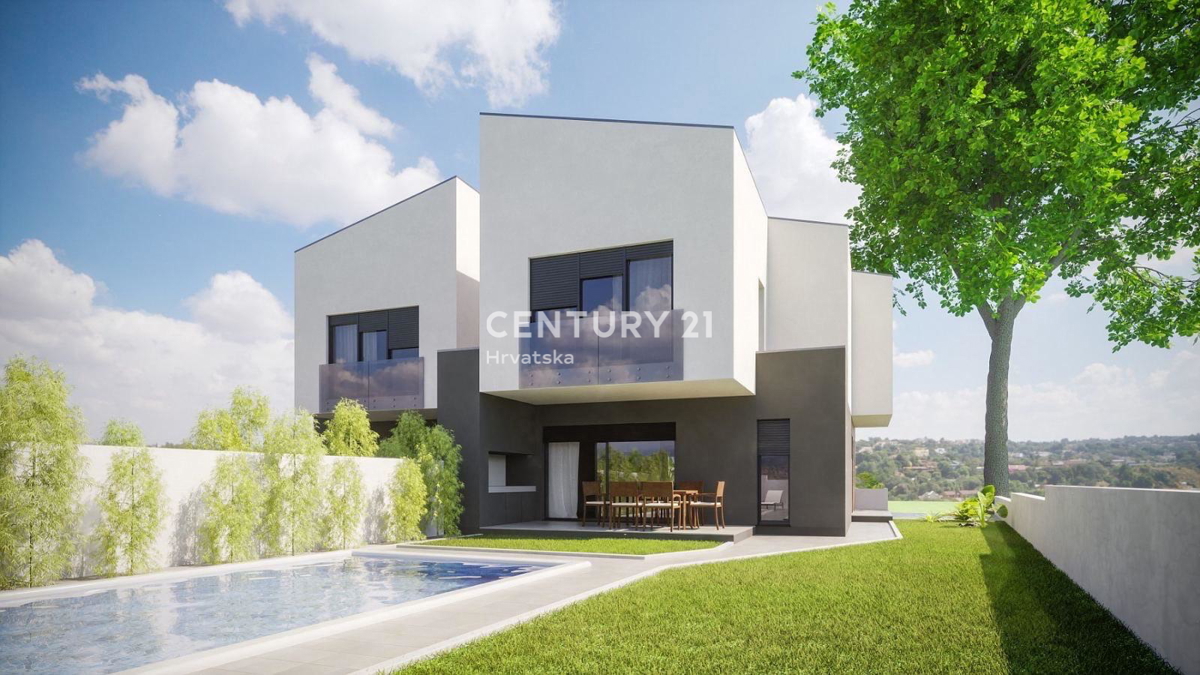 KAŠTELIR, GRADBENI ZEMLJIŠČE Z GRADBENO DOVOLJENJEM ZA DVE HIŠI