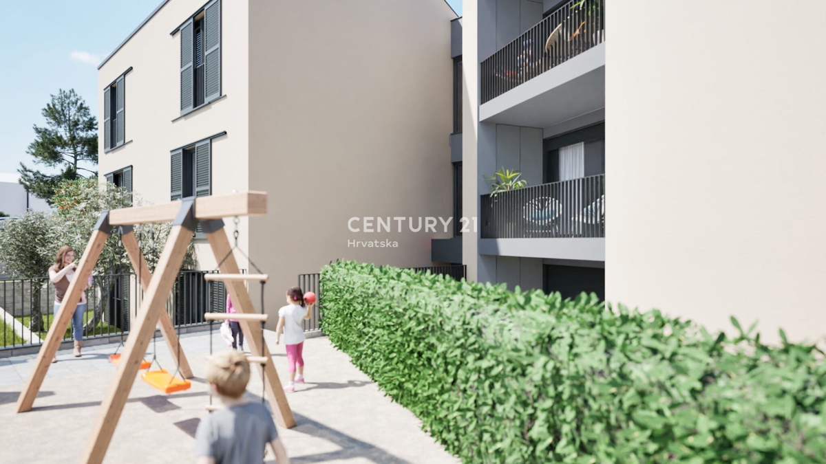 BADERNA, GRADBENO ZEMLJIŠČE, GRADBENO DOVOLJENJE ZA 8 STANOVANJ