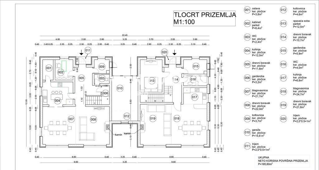 Prodaja, dvojna hiša, Istarska županija, Poreč