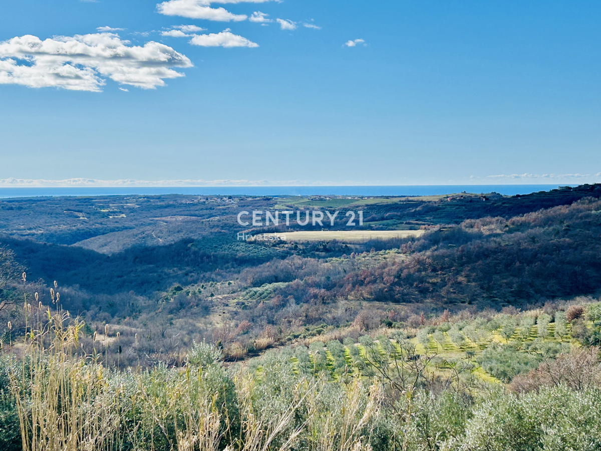 KRASICA, ATRAKTIVNO GRADBENO ZEMLJIŠČE S PANORAMSKIM POGLEDOM NA MORJE