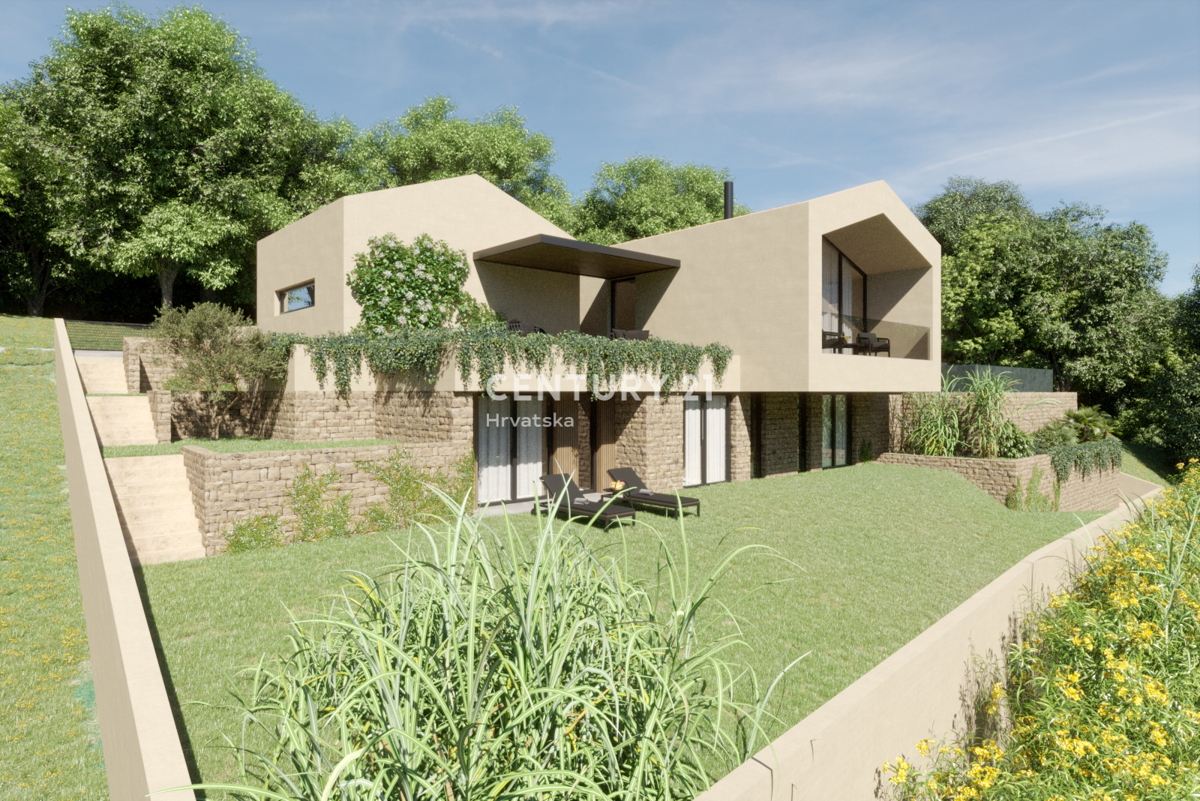 KRASICA, ATRAKTIVNO GRADBENO ZEMLJIŠČE S PANORAMSKIM POGLEDOM NA MORJE