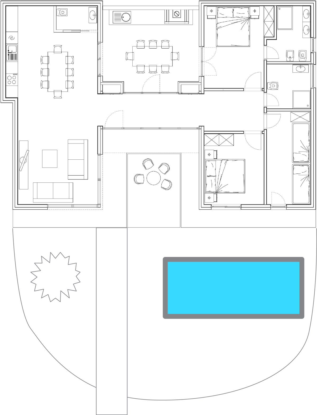 POREČ, PRODAJA SE PRIZEMLJE S BAZENOM