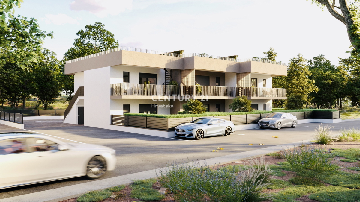 UMAG, NOVOGRADNJA, STAN V PRIZEMLJU V BLIŽINI PLAŽE