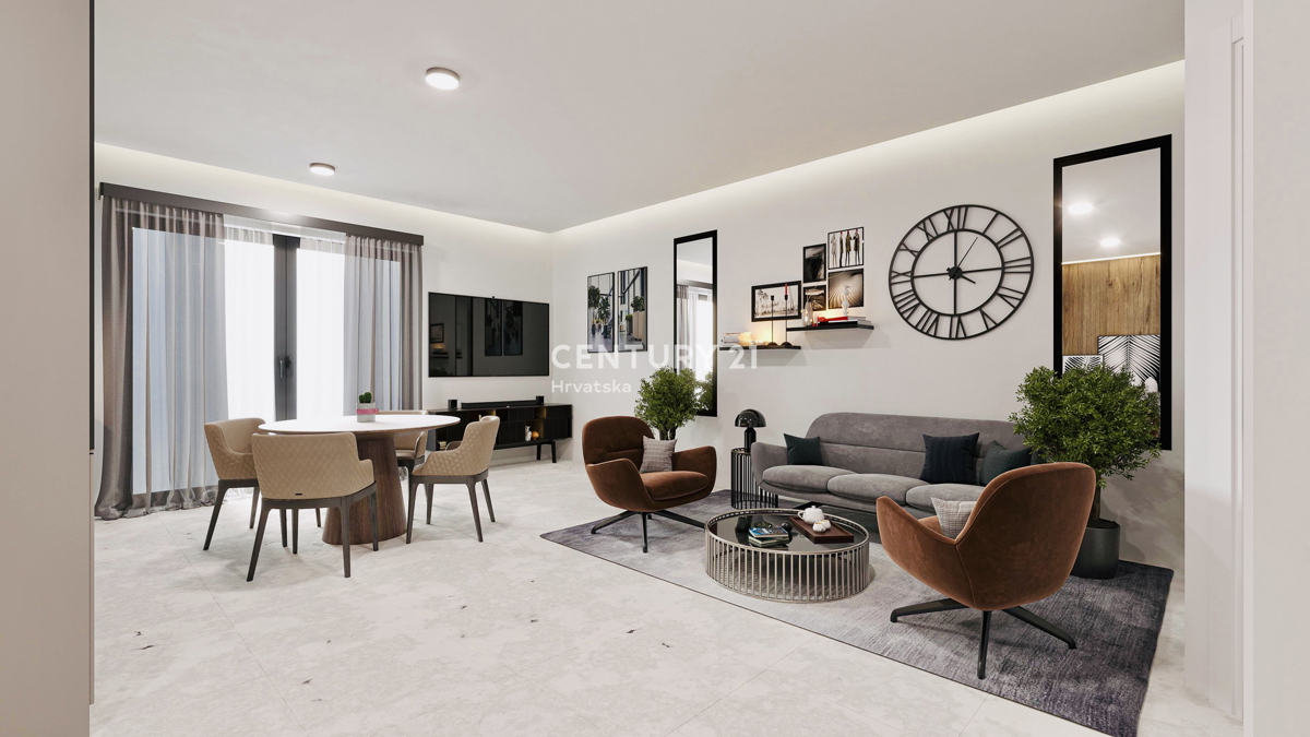 UMAG, NOVOGRADNJA, STAN V PRIZEMLJU V BLIŽINI PLAŽE