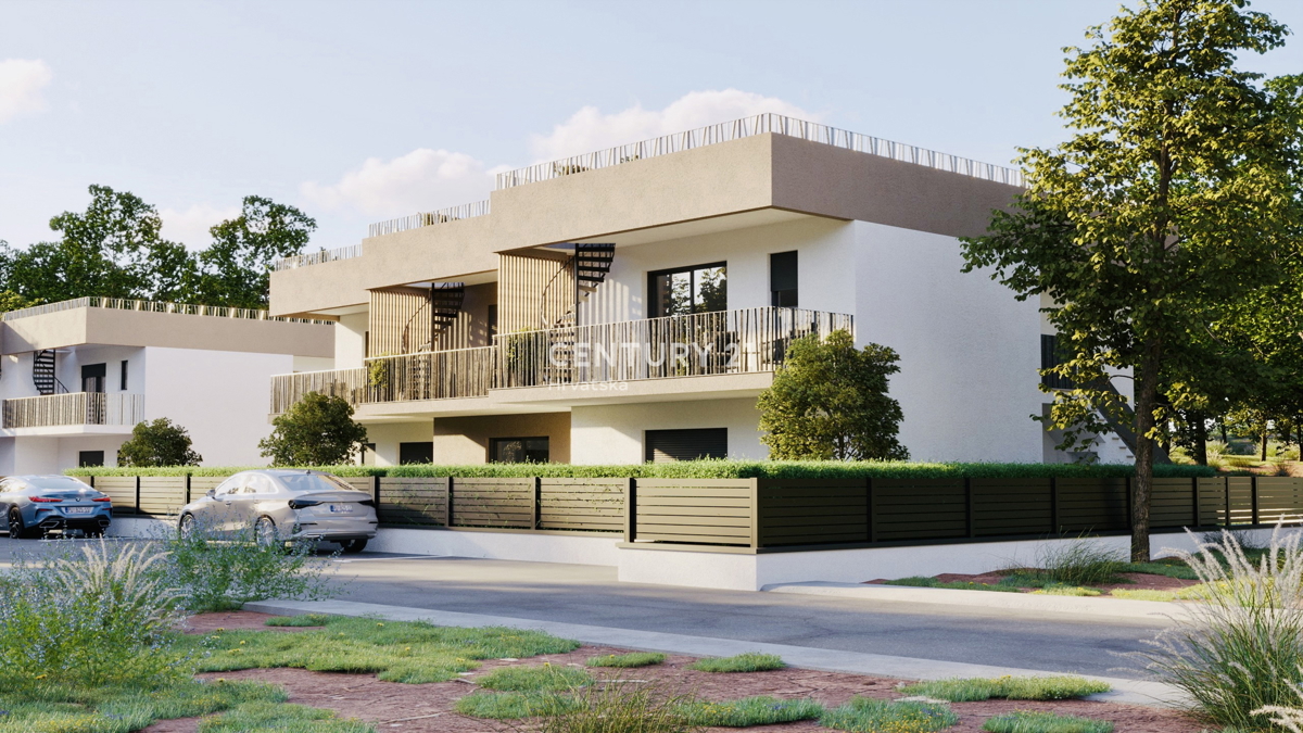 UMAG, NOVOGRADNJA, STAN V PRIZEMLJU V BLIŽINI PLAŽE