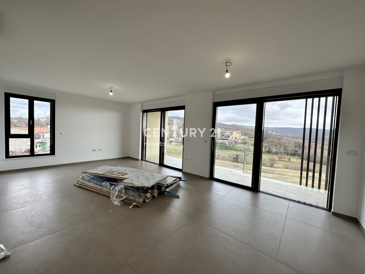 LABIN, stanovanje z odprtim pogledom na morje