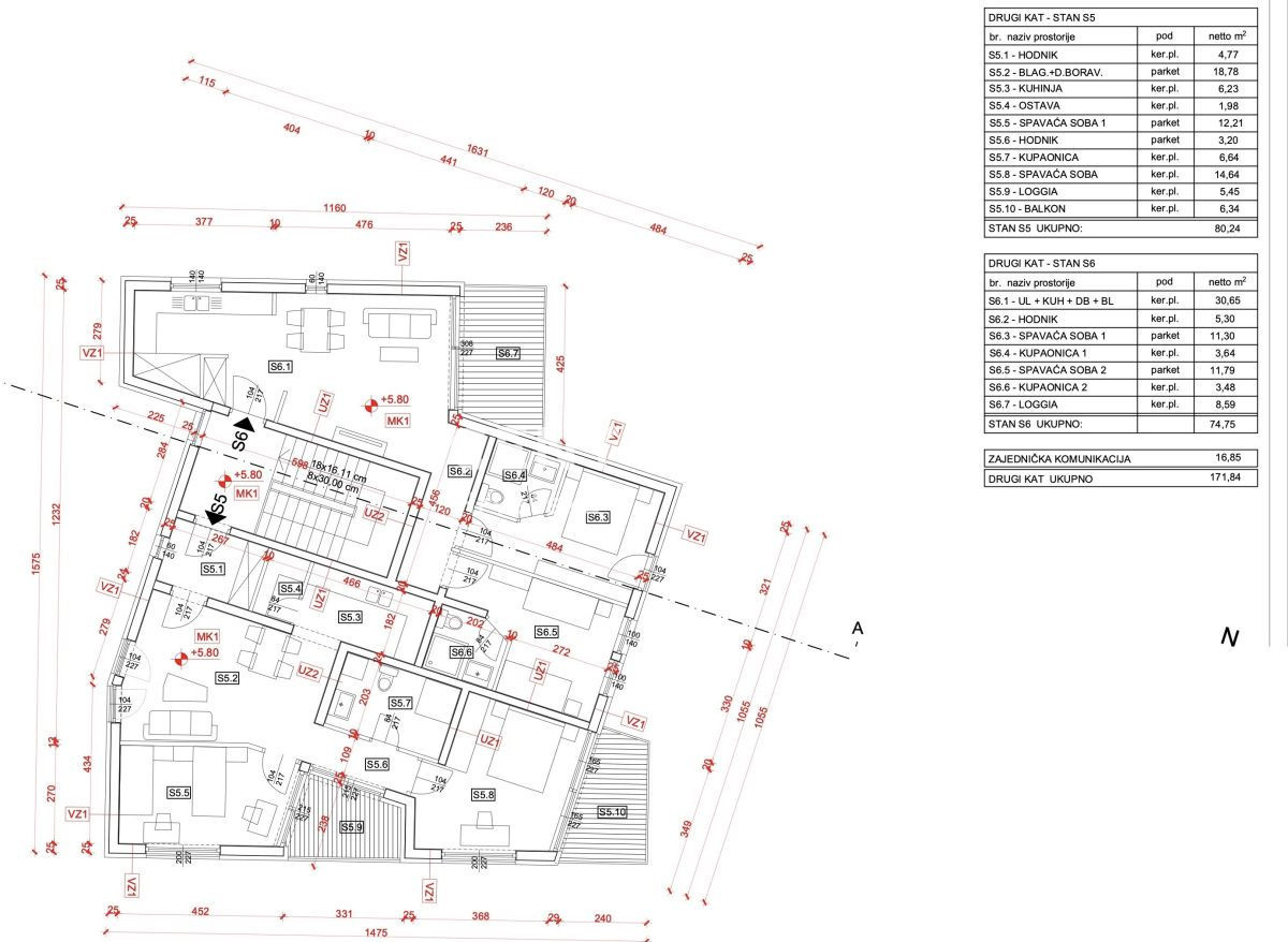 Prodaja, stanovanje, 3-sobno, Istarska županija, Umag