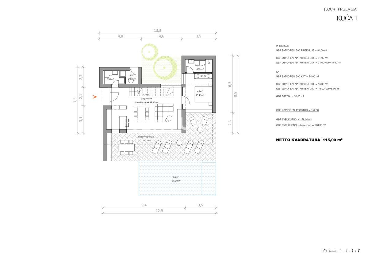Prodaja, zemljišče, zazidljivo, Istarska županija, Svetvinčenat