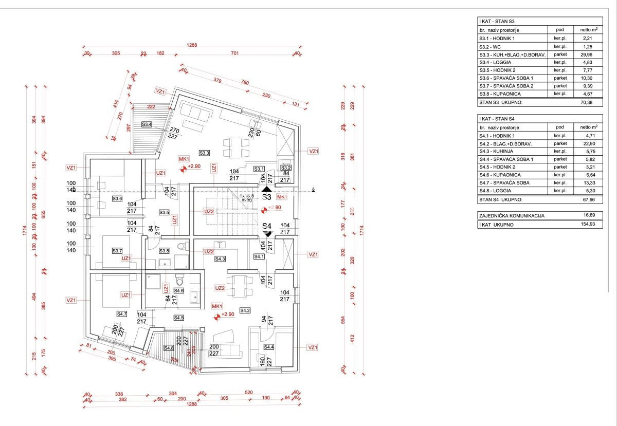 Prodaja, stanovanje, 3-prostorsko, Istarska županija, Umag