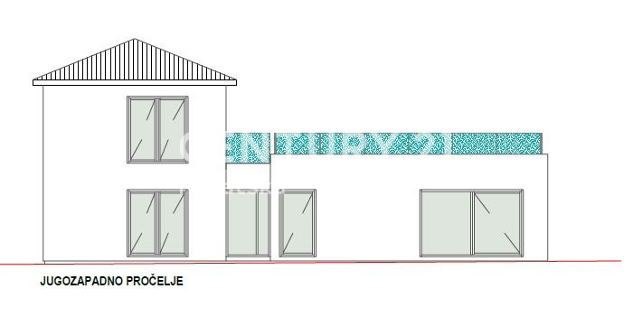 BRTONIGLA, PRODAJA GRADBENI ZEMLJIŠČE Z GRADBENO DOVOLJENJO ZA ČUDOVITO VILO, POGLED NA MORJE