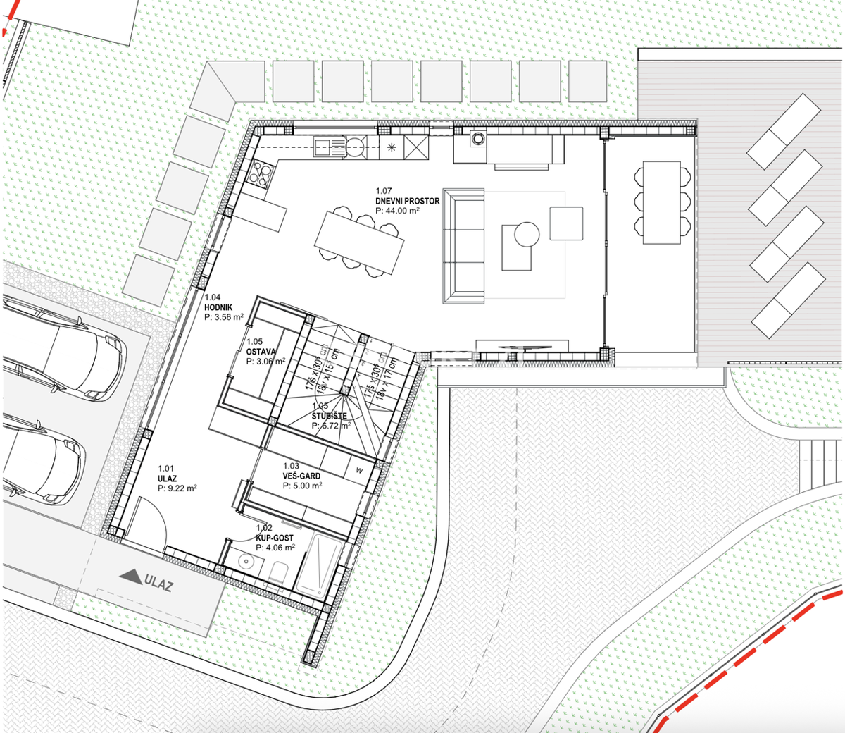 HUM, OKOLICA, GRADBENO ZEMLJIŠČE Z GRADBENO DOVOLJENJO