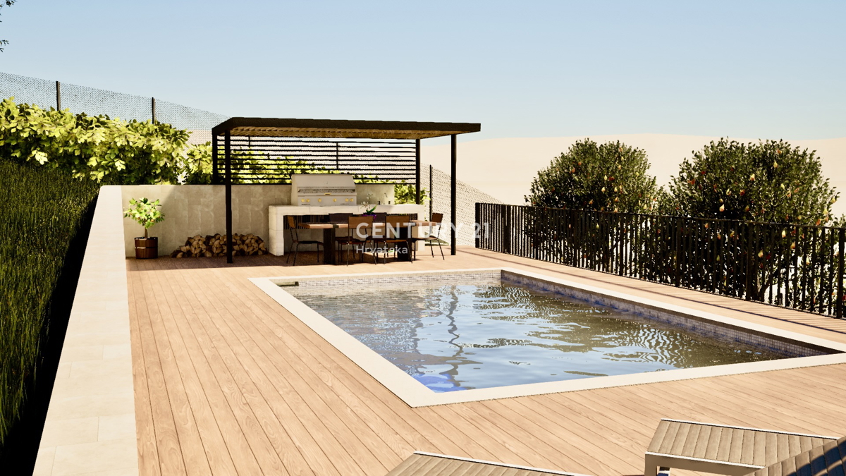 HUM, OKOLICA, GRADBENO ZEMLJIŠČE Z GRADBENO DOVOLJENJO