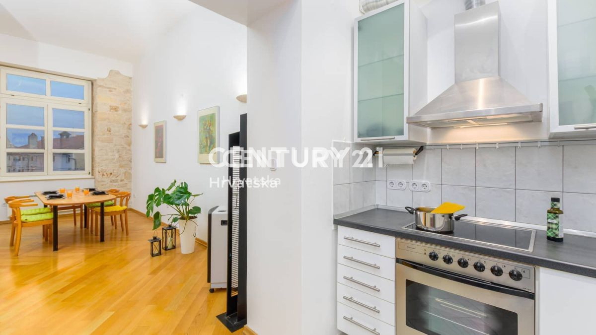 SVETVINČENAT, VELIKO STANOVANJE S STREŠNO TERASO - POGLED NA MORJE IN POSLOVNI PROSTOR