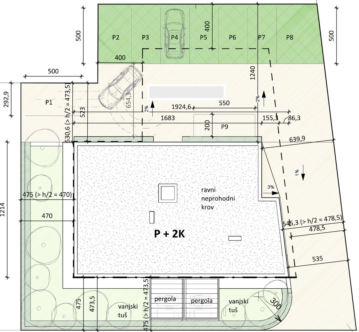 UMAG, OKOLICA, NOV DVOSOBEN STAN NA ODLIČNI LOKACIJI
