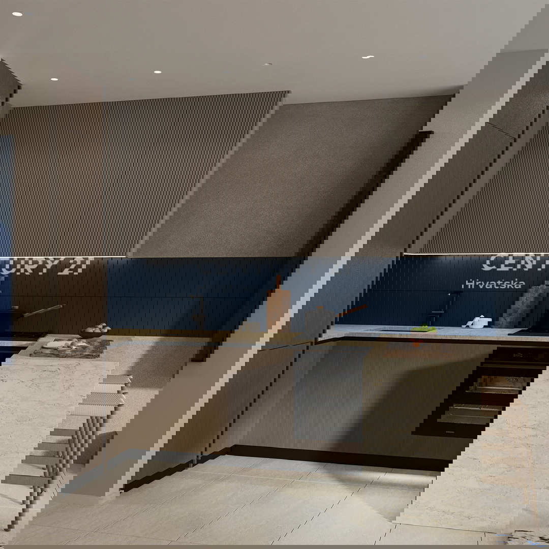 ZADAR, LJUBAČ, LUX. NOVOGRADNJA S6 / 97,10 m2 + 120 m2 KROVNA TERASA, 2. nadstropje, 50 m DO MORA IN PLAŽE, POGLED NA MORJE