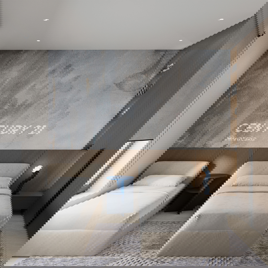 ZADAR, LJUBAČ, LUX. NOVOGRADNJA S6 / 97,10 m2 + 120 m2 KROVNA TERASA, 2. nadstropje, 50 m DO MORA IN PLAŽE, POGLED NA MORJE