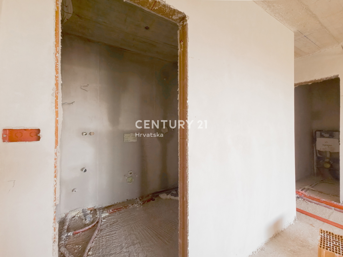 ZADAR, LJUBAČ, LUX. NOVOGRADNJA S6 / 97,10 m2 + 120 m2 KROVNA TERASA, 2. nadstropje, 50 m DO MORA IN PLAŽE, POGLED NA MORJE