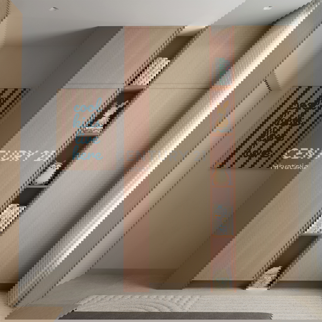 ZADAR, LJUBAČ, LUX. NOVOGRADNJA S6 / 97,10 m2 + 120 m2 KROVNA TERASA, 2. nadstropje, 50 m DO MORA IN PLAŽE, POGLED NA MORJE