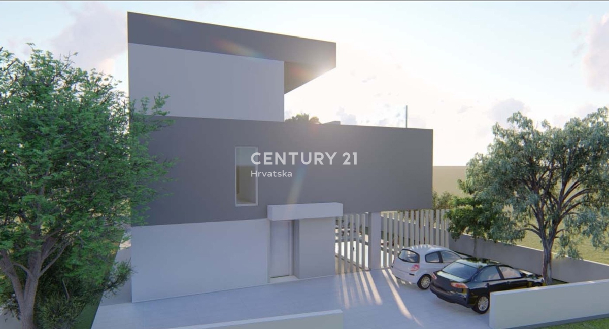 Sukošan - Vila z bazenom - novogradnja s pogledom na morje