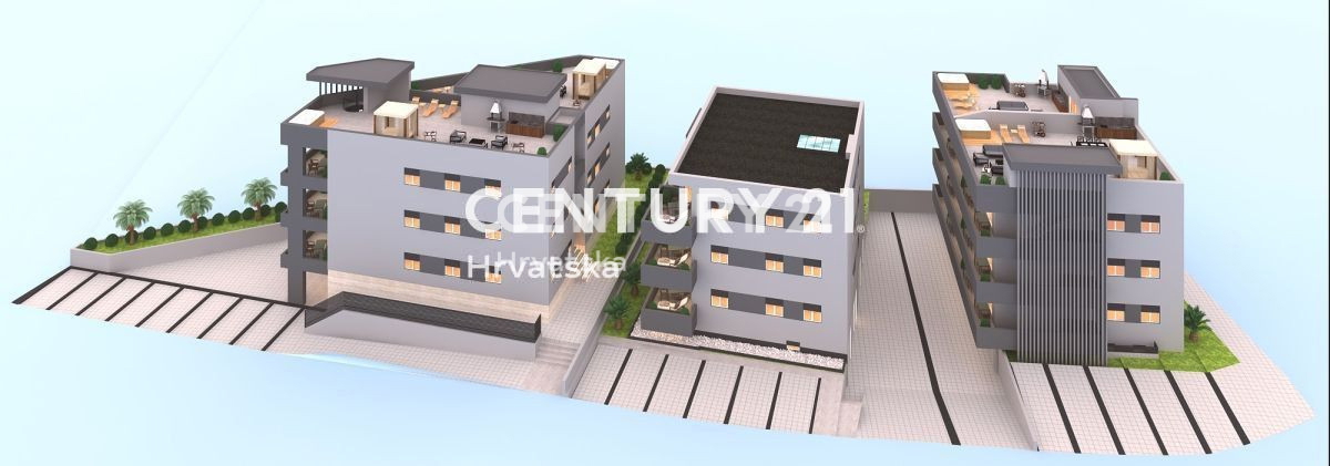 ZADAR - SUKOŠAN - PENTHOUSE Z DAKTARASO - 100 M OD MORJA